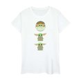 thumbnail image 1 of Star Wars: The Mandalorian Girls The Child Pose Cotton T-Shirt, 1 of 2