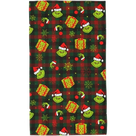 

Green Merry Christmas Hand Towels Cartoon Kitchen Dish Towels 27.5x16in Tea Towels for Cooking Baking