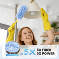 thumbnail image 5 of Heavy Duty Duster Refills for SwifferDuster, 30 Count Duster Refills with Handle & Extendable Handle*1 , Multisurface 360° Dusters with 4X Microfibers, 5 of 8