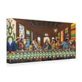 thumbnail image 3 of Canvas Wall Art - Charlsie Kelly 'La Ultima Cena en Mexico' Wall Art for Living Room, Bedroom, or Office Décor by Trademark Fine Art - 19 x 10 Inches, 3 of 4