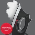 thumbnail image 6 of SINGER® SteamCraft Plus 2.0 Steam Iron (1800W) | Steamer with Stainless Steel Plate, OnPoint Precision Tip, Vertical Steam, Auto Shutoff & 300ml Tank Capacity - Black, 6 of 9