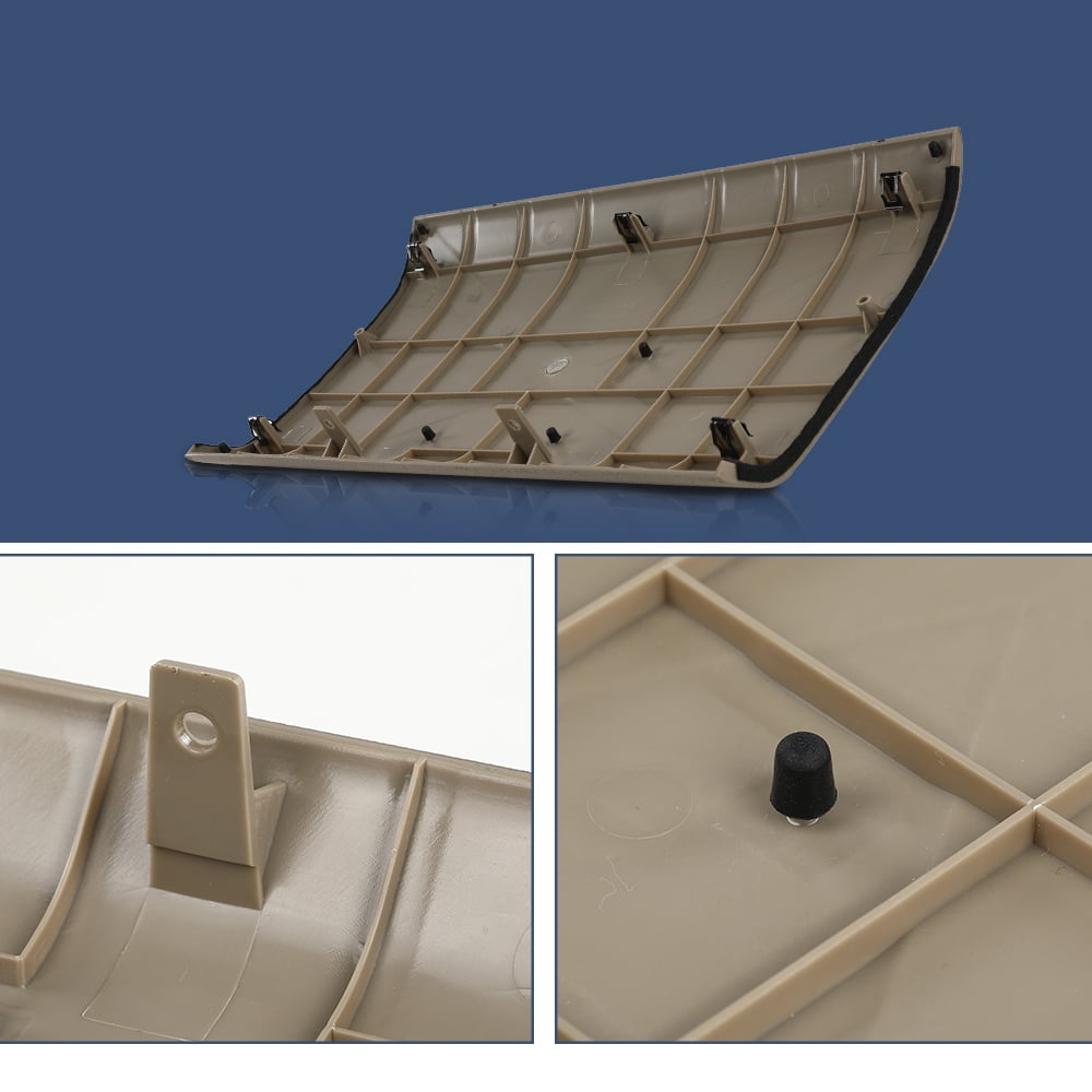 PIT66 Dash Trim Panel Cover Right Passenger Upper Above Glovebox Beige Fit for Ford F150 2004-2008