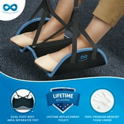 Everlasting Comfort Airplane Foot Hammock, Portable Memory Foam Foot Rest for Travel