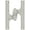 Brushed Nickel, variant on Deltana OK6040B3-L 6" X 4" Solid Brass Left Hand Olive Knuckle Hinge - Brass