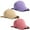 Khaki/Coral/Lavender, variant on Baseball Cap Adjustable Size Cotton Hat for Running and Outdoor Activities Set of 3 White Black Red