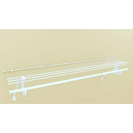 closet foot closetmaid ventilated superslide shelf rod inch kit organizers