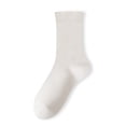 thumbnail image 1 of Calcetines de mujer otoño e invierno calcetines de media pantorrilla de algodón puro sin hueso boca suelta confinamiento calcetines de pila de primavera y otoño medias de mujer blancas y, 1 of 4