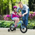 thumbnail image 3 of OLAKIDS Kids Bike, 12 14 16 18 Inch Toddlers Bike with Training Wheels Safety Bell Adjustable Seat and Handlebar Handbrake and Coaster Brake, Children's Bicycle for Boys Girls, 3 of 9