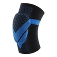 thumbnail image 6 of Kids Sports Knee Pads, Thick Padded Breathable Knee Sleeve Protector, Shock‑Absorbing Knee Guard for Basketball Running Cycling Outdoor Sports for Children(Blue,L), 6 of 6