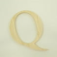 thumbnail image 4 of Package of 1, 16 Inch X 1/2" Thickness Baltic Birch Wood Letter Q in The Times New Roman Font, Thick, Upper Case for Art & Craft Project, Made in USA, 4 of 4