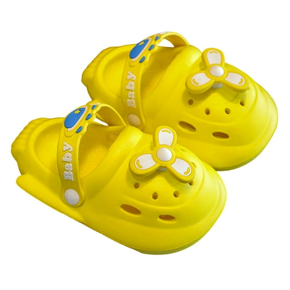 Boys Girls Toddler Clogs Cute Cartoon on Garden Clogs One-Foot Slide Slipper Waterproof Beach Pool Outdoor Bathing Shower Slippers (Toddler/Little Kids/Big Kids)