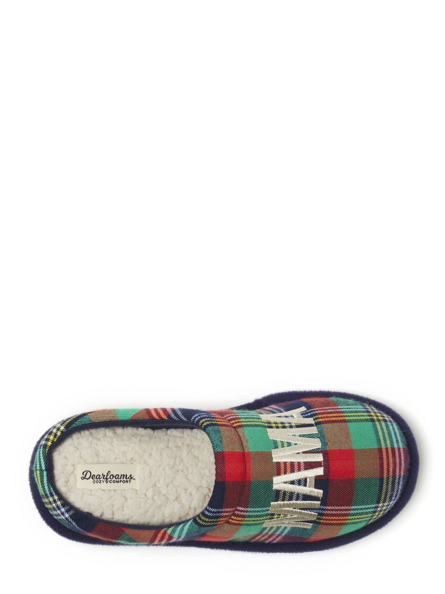 Dearfoams Matching Family Bear Comfort Slippers, Sizes Baby to Adult