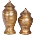thumbnail image 1 of Tea Jar Service Items Vase Grooved Large Saffron, 1 of 1