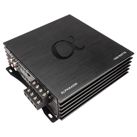 Alphasonik ALPHA 4250 Alpha Series Class D 4 Channel 1000 Watts 4 Ohms Full Range Digital Amplifier