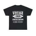 thumbnail image 2 of Vintage 1989 TShirt Women Limited Edition BDay 1989 Birthday Tshirts Shirts for Women Plus Size, 2 of 7