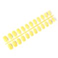 thumbnail image 2 of 24 Pcs Ongles Faux Ballerine Courts Résistants aux Rayures Style Français Coloré Riche DIY Personnalité Unique Ongles Acryliques 32jaune, 2 of 4