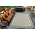 thumbnail image 6 of Couristan 7.50' x 7.50' Taupe Brown And Gray Square Flatwoven Area Throw Rug, 6 of 6