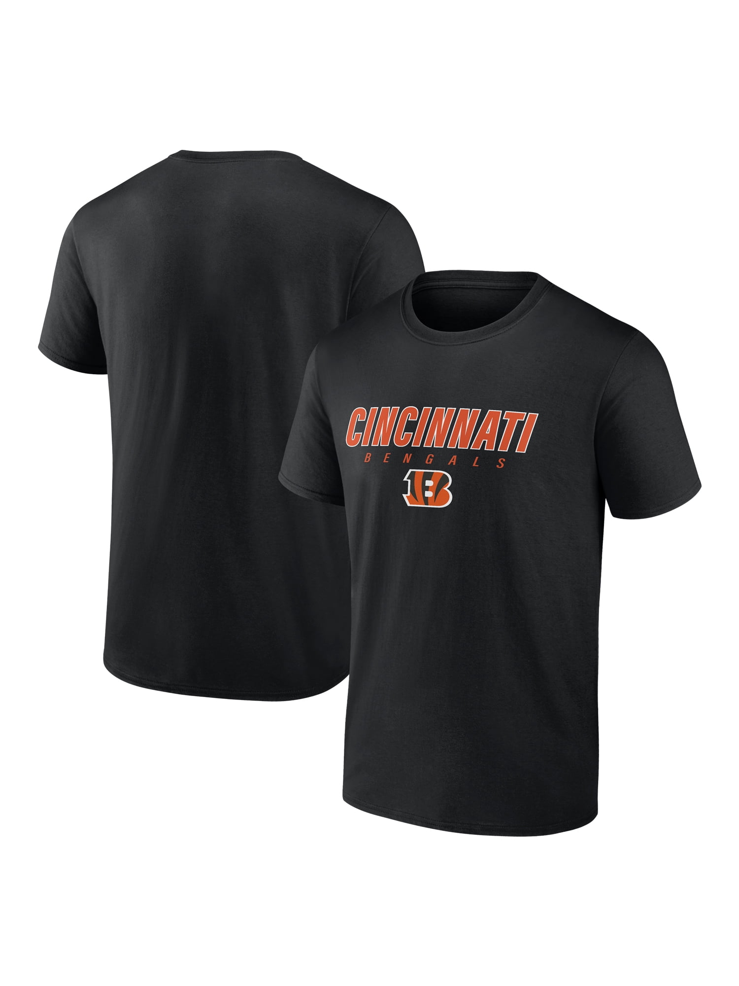 NFL Cincinnati Bengals Men's Cotton Black Short Sleeve T-Shirt