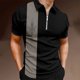 thumbnail image 2 of Camisetas con Cuello en V Hombres de Moda Impresa de Manga Corta, Camiseta Casual con Cuello en V para la Primavera Y el Uso Diario, 2 of 3