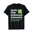 thumbnail image 1 of T-Shirts de la Saint-Patrick Jack Jim Johnny Jameson Pères - comme sur l'Image - 2TG, 1 of 2