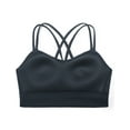 thumbnail image 4 of CRZ YOGA Butterluxe Longline Sports Bra Womens Lightweight Comfortable Workout Bra with Molded Cups for Yoga Fitness, 4 of 5