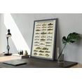 thumbnail image 3 of Charting Nature Gamefish of The Saltwater Flats and Shallows 12" x 18" Poster, 3 of 7