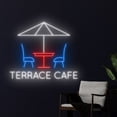 thumbnail image 3 of Handmadetneonsign Terrace Cafe Neon Sign, Terrace Coffee Wall Art Decor, Drinking Store Wall Decor, 3 of 5