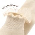 thumbnail image 6 of TELOLY 3Pairs Kids Socks,1-3 Years Old Ruffle Socks,Girly Elegance Socks Lace Socks,Style2,12-15Cm, 6 of 6