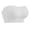 White, variant on Silicone Lining Strapless Bra Invisible Padding Support Nylon Bandeau