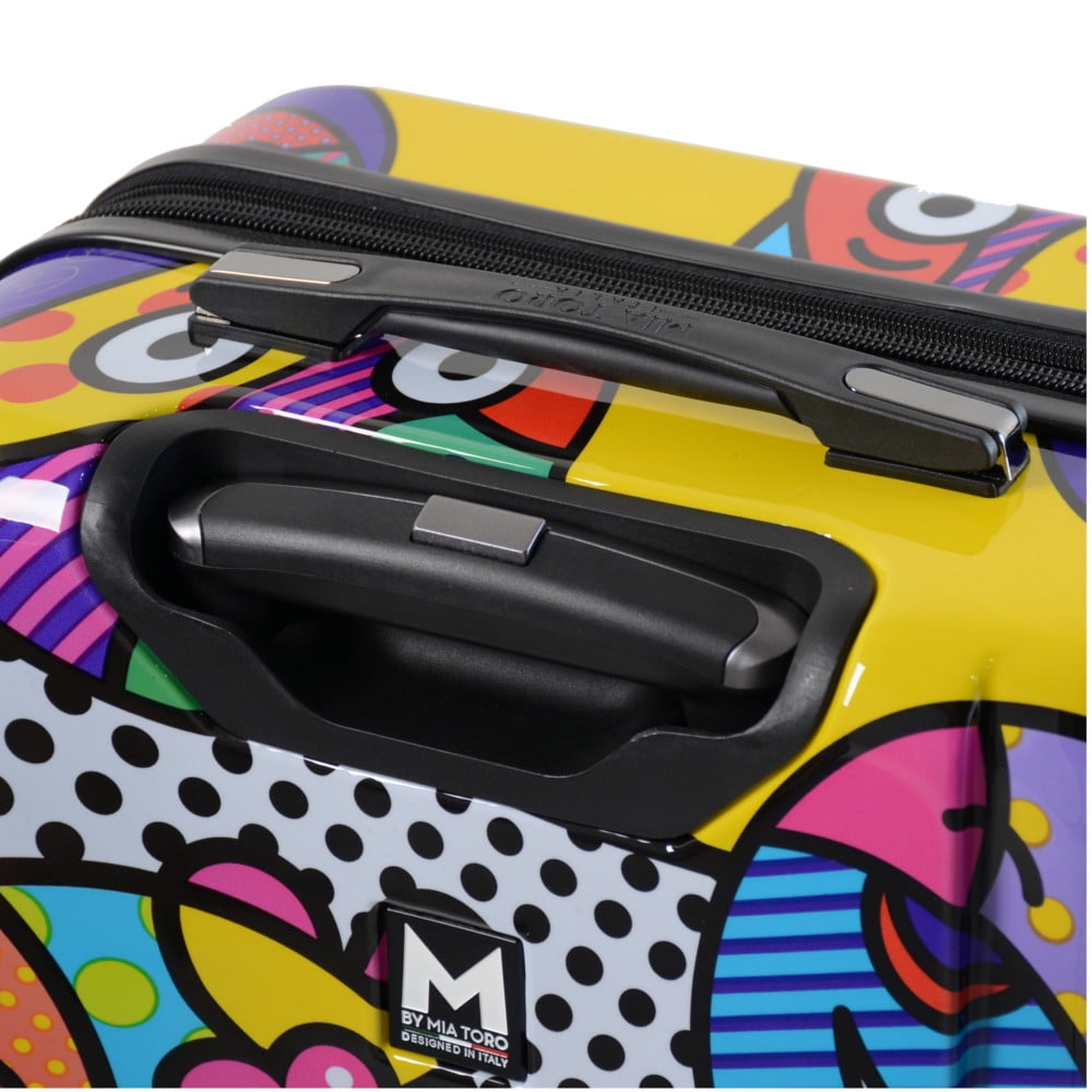 Mia Toro ITALY Love Collection Hardside Spinner 3 Piece Luggage