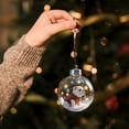 thumbnail image 3 of YZEGDCH Christmas English Bulldog Snow Globe Ornaments, Dog Lover Christmas Tree Decorations, Christmas Balls Ornament for Xmas Tree Hanging, Cartoon Cute Puppy Clear for Holiday Light Decorating, 3 of 6