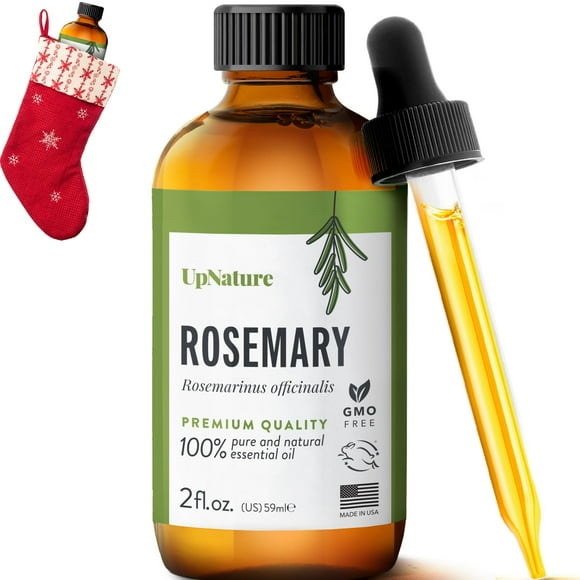 UpNature Rosemary Essential Oil for Hair Growth - 100% Pure & Natural Rosemary Oil for Hair Growth, Nourishing Scalp Strengthening Hair Oil - Stimulates Healthy Hair Growth, Skin & Nails, 2o