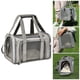 thumbnail image 2 of Mochila para gatos con ventana de malla, bolsa transpirable para mascotas, caja de transporte para gatos, maleta plegable para viajes al aire libre, transportador para gatos, L, gris, 2 of 5