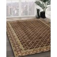 thumbnail image 2 of Ahgly Company Indoor Square Abstract Bakers Brown Southwestern Area Rugs, 4' Square, 2 of 6