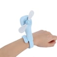 thumbnail image 3 of Mini ventilador portátil de bolsillo, ventilador USB de refrigeración de mano flexible, para el hogar, oficina, viajes, al aire libre, azul, 3 of 5