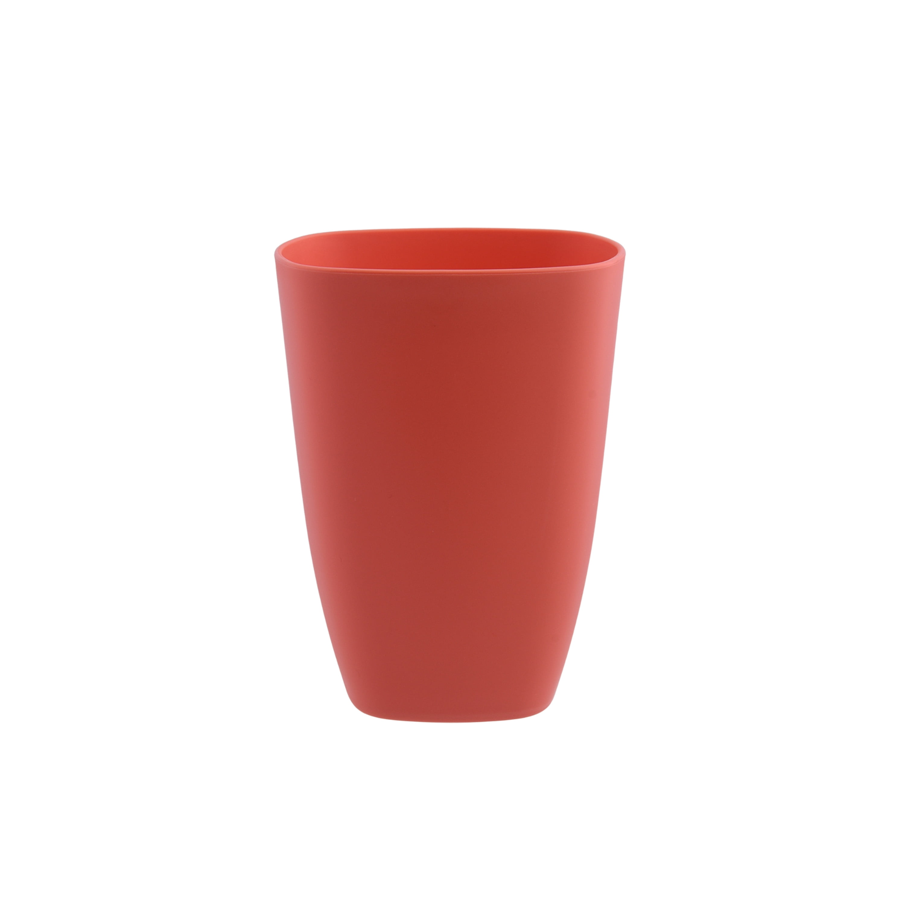 Mainstays Orange Square Plastic Tumbler, 18Ounce