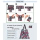 thumbnail image 5 of La bolsa de asas reutilizable, bolso de compras resistente, plegable grande respetuoso del medio ambiente Kj26, 5 of 5