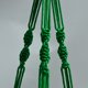 thumbnail image 3 of Maceta colgante para plantas, ideal para interiores, exteriores, techos, terrazas y balcones (verde), 3 of 5