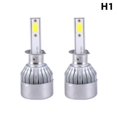 thumbnail image 2 of Flmtop 2Pcs C6 H1/H4/H7 Car LED Headlight Bulb 6000K Super Bright Light Driving Lamp, 2 of 10