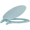thumbnail image 5 of Proplus Round, Closed Front, Wood Toilet Seat, Green, 5 of 7
