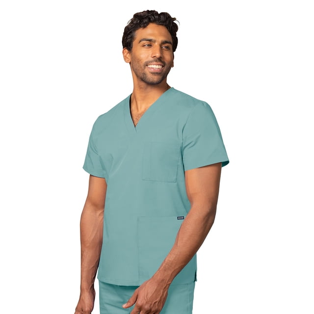 Adar Universal Unisex Scrubs - V-Neck Tunic Scrub Top