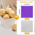 thumbnail image 2 of 100pcs Foil Candy Wrappers, 4 x 4 Inch Chocolate Bar Wrappers, Aluminum Foil Paper (Purple, Fine Grid), 2 of 6
