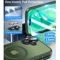 thumbnail image 2 of Funda Meifigno diseñada para iPhone 16 Plus 6.7'' verde, 2 of 5