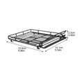 thumbnail image 4 of SHISUYAN 1Pcs Metal Car Roof Rack Universal for Model Car Decoration 8.9x5.5x0.9in, 4 of 9
