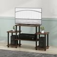 thumbnail image 2 of Furinno TURN-N-TUBE 6-Shelf Entertainment Center for TVs up to 32" Amber Pine, 2 of 8