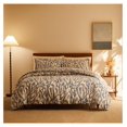 thumbnail image 2 of Drevy Khari Collection Oversized King Duvet Cover Set, Contemporary Duvet Cover 3-Piece, Two Matching Shams (108 in Wide x 98 in Long), Blue, King/California King, 2 of 8