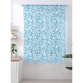 thumbnail image 2 of Sheer Curtains 72 Inches Long, Blue Spring Floral Semi Sheer Curtains Light Filtering Window Treatment, Farmhouse Flowers Elegant Pastoral Privacy Voile Drapes for Living Room Bedroom 52x72 Inch, 2 of 7