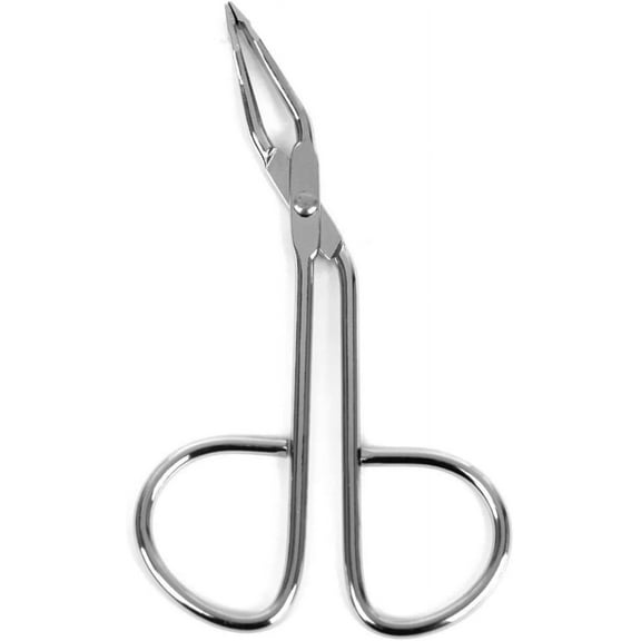 Nose Hair Trimmer Scissor Handle Twizer Stainless Steel Eyebrow Hair Remover Scissor Plier Face Hair Clip for Lady Women Men Makeup Scissors Eyelash Tweezers