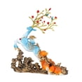 thumbnail image 3 of Estatua de alce Escultura animal Estante para vino Resina Decoración Feng Shui Adorno de escritorio para Azul, 3 of 9