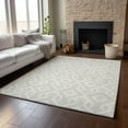 thumbnail image 6 of Addison Rugs Mayfield Washable Transitional Geometric Beige Rectangle Rug, 3' x 5', 6 of 6